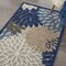 Homeroots 3 x 4 ft. Blue & Multi Color Large Floral Indoor & Outdoor Area Rug 384817 - alternate 6